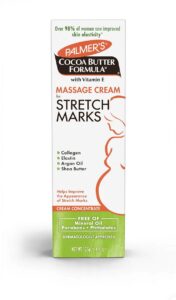 Massage cream for stretch marks