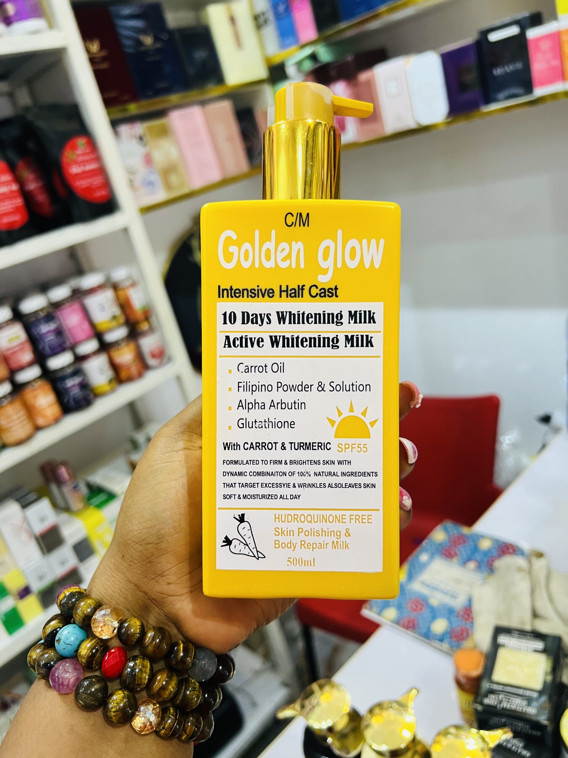 Golden glow intensive half cast lotion