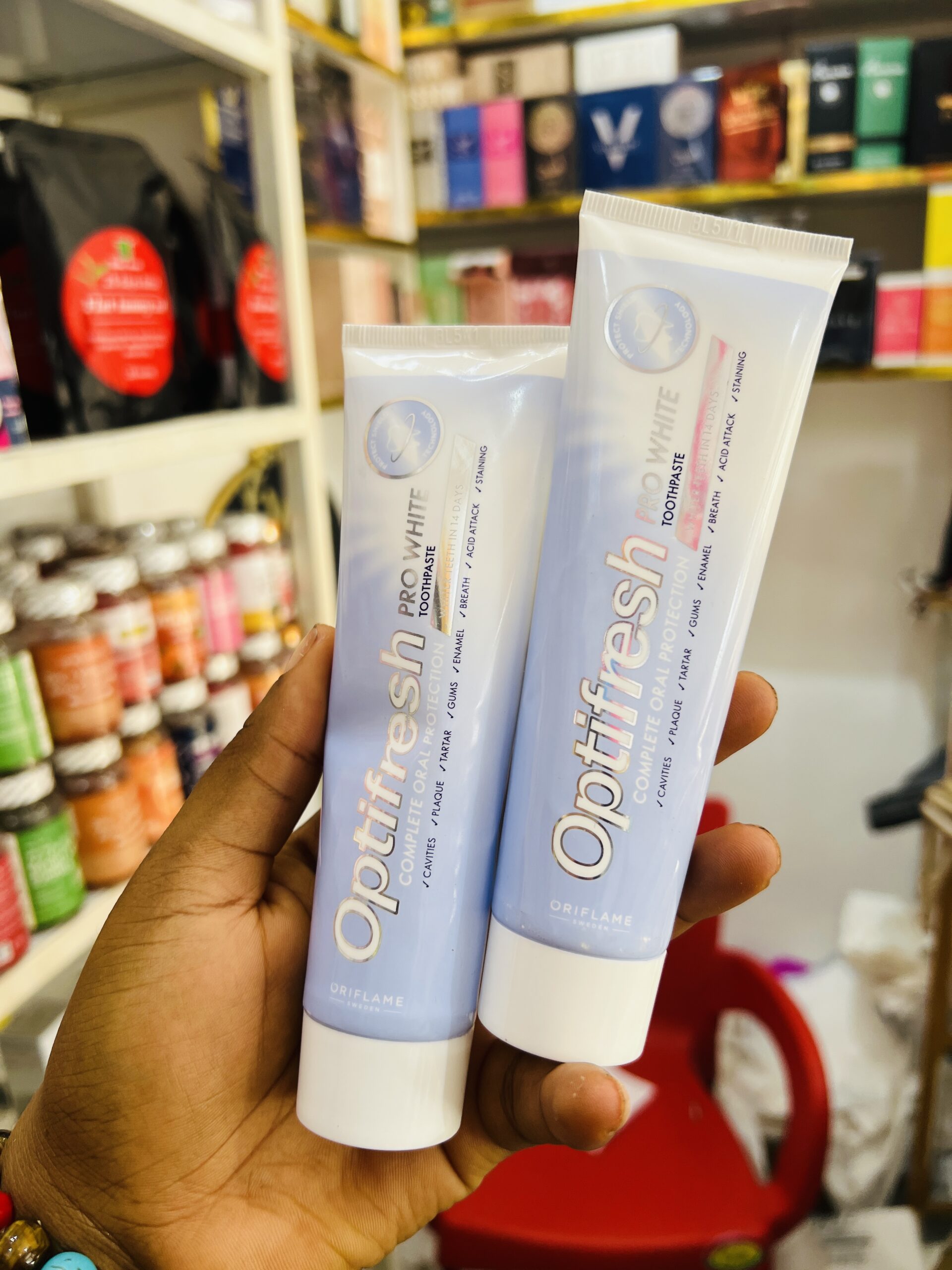 Oriflame opitfresh pro white toothpaste