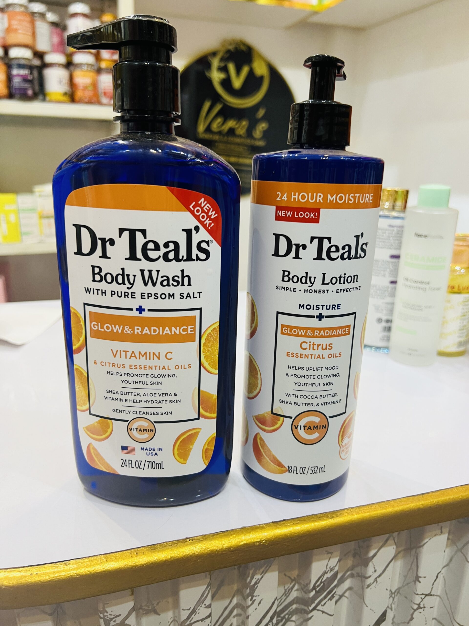Dr teals vit c body set