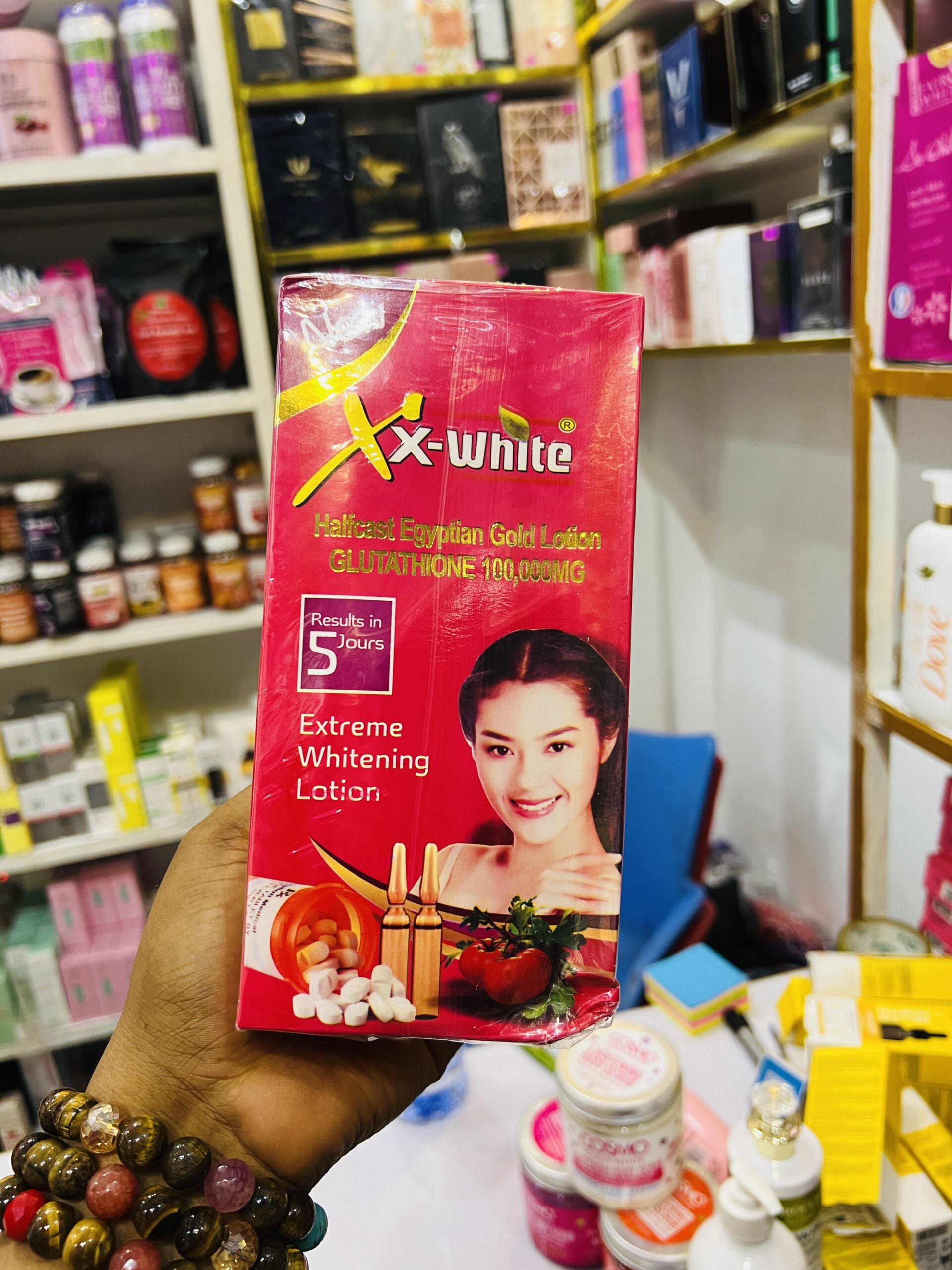 Xx white body lotion