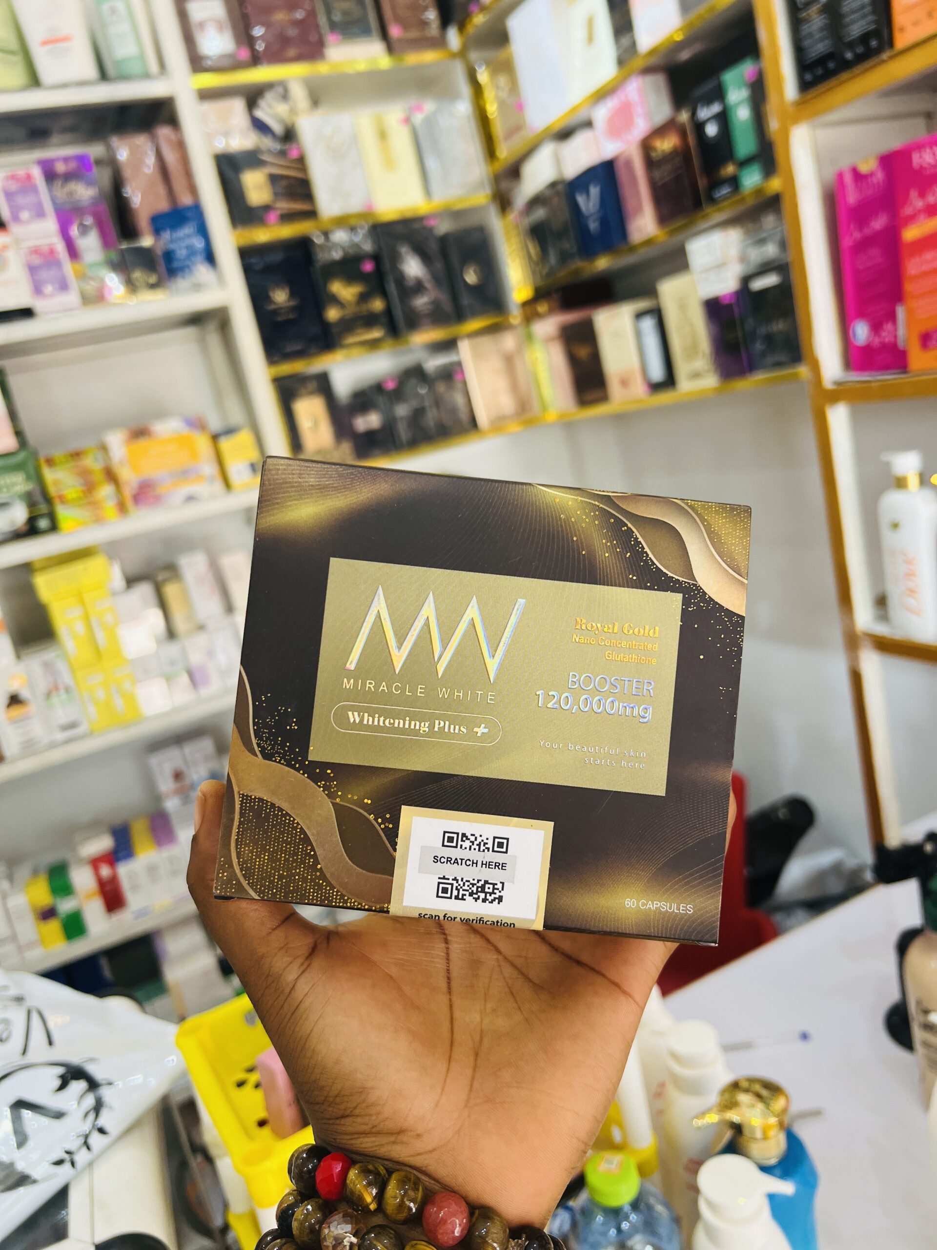 Miracle white royal gold capsule