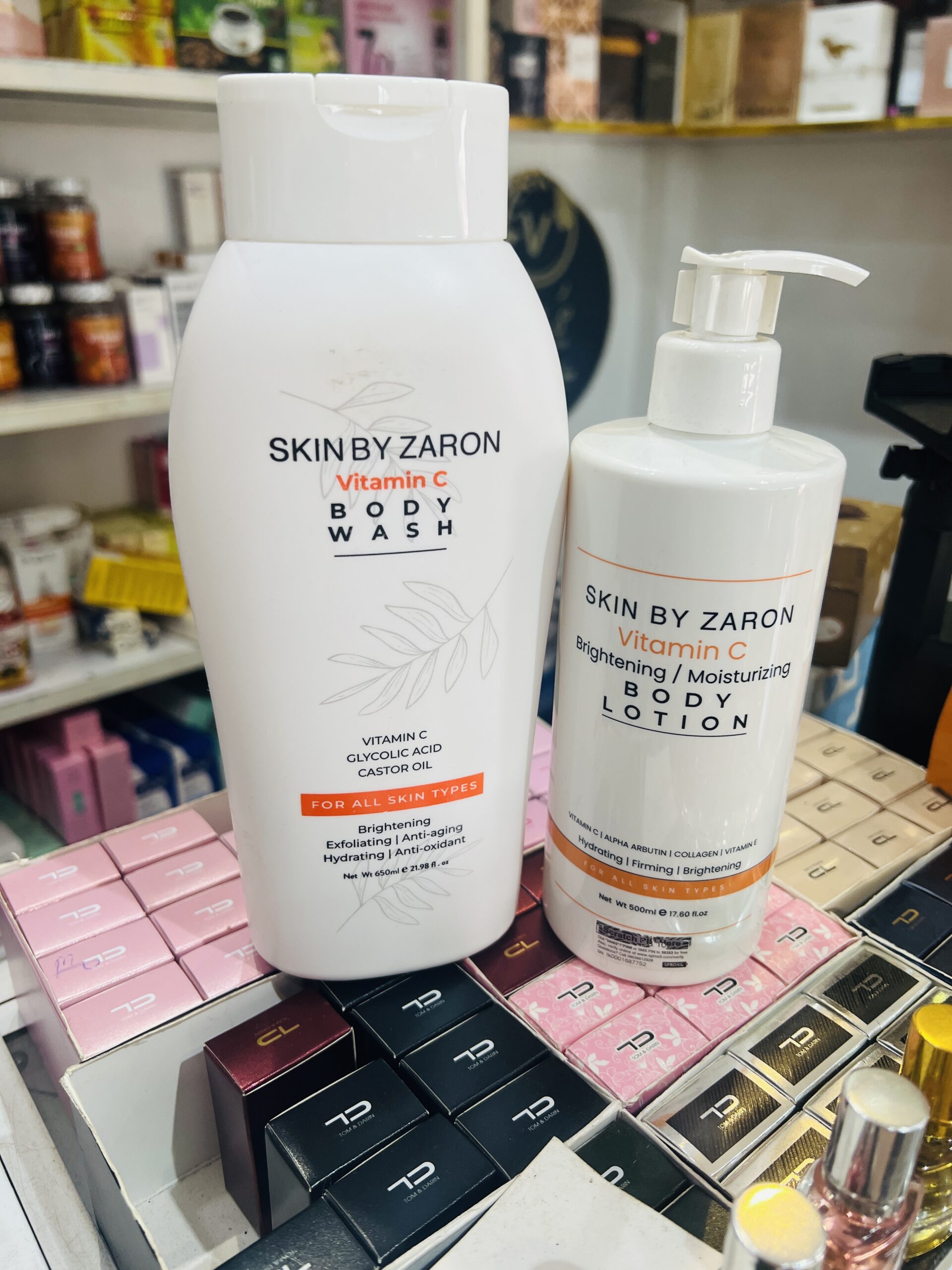 Skin by zaron vit c body set