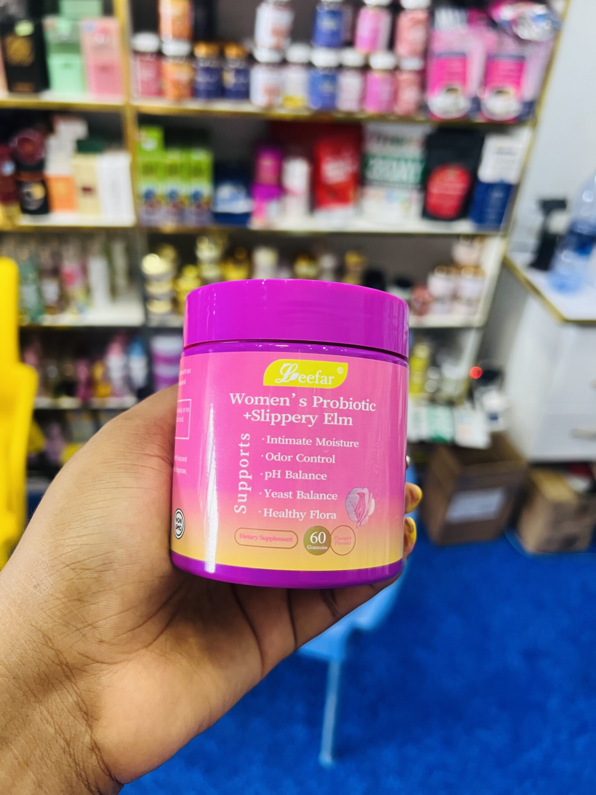 Leefer women’s probiotics+ slippery ELM