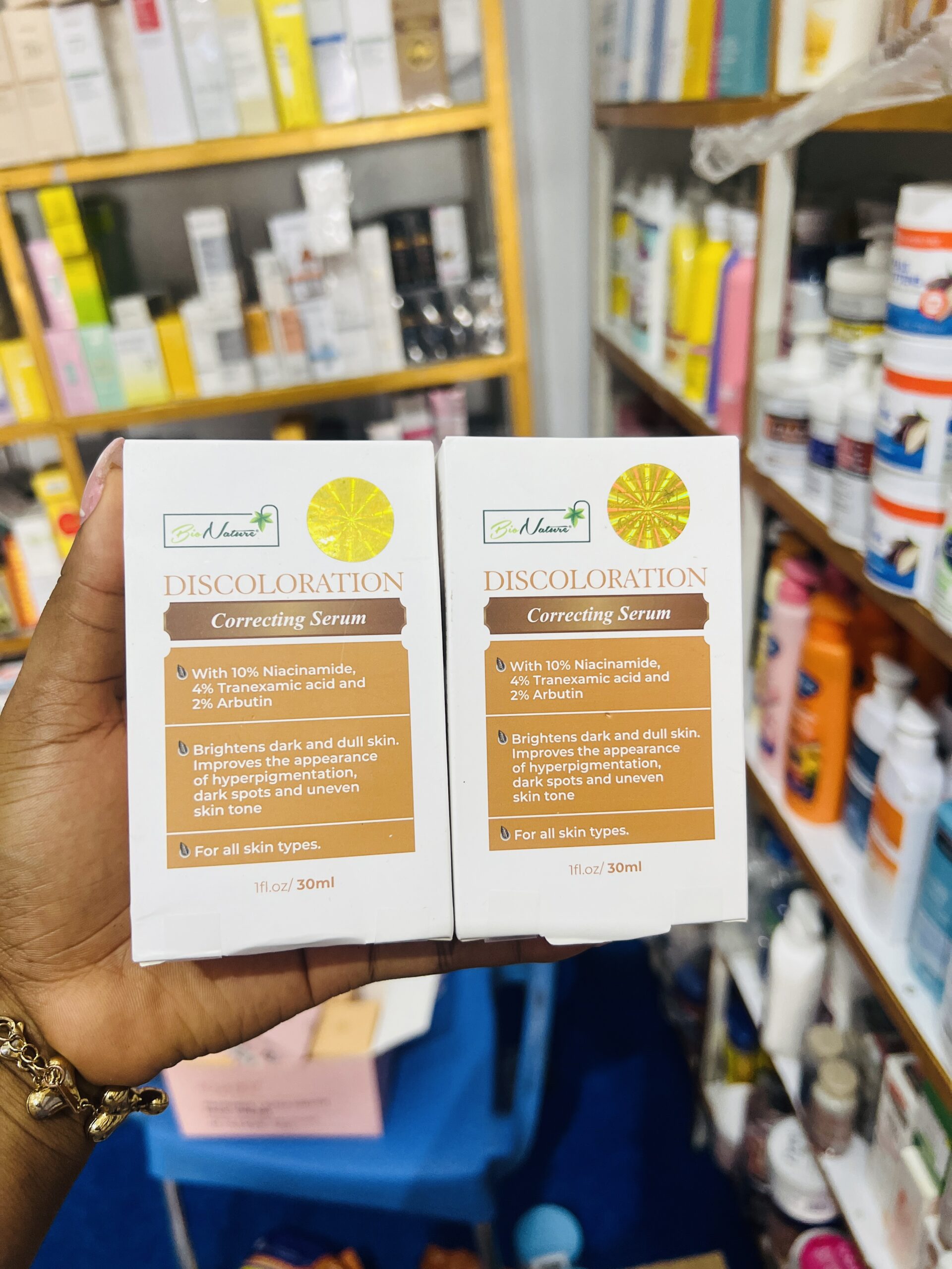 Bio nature discoloration correcting serum