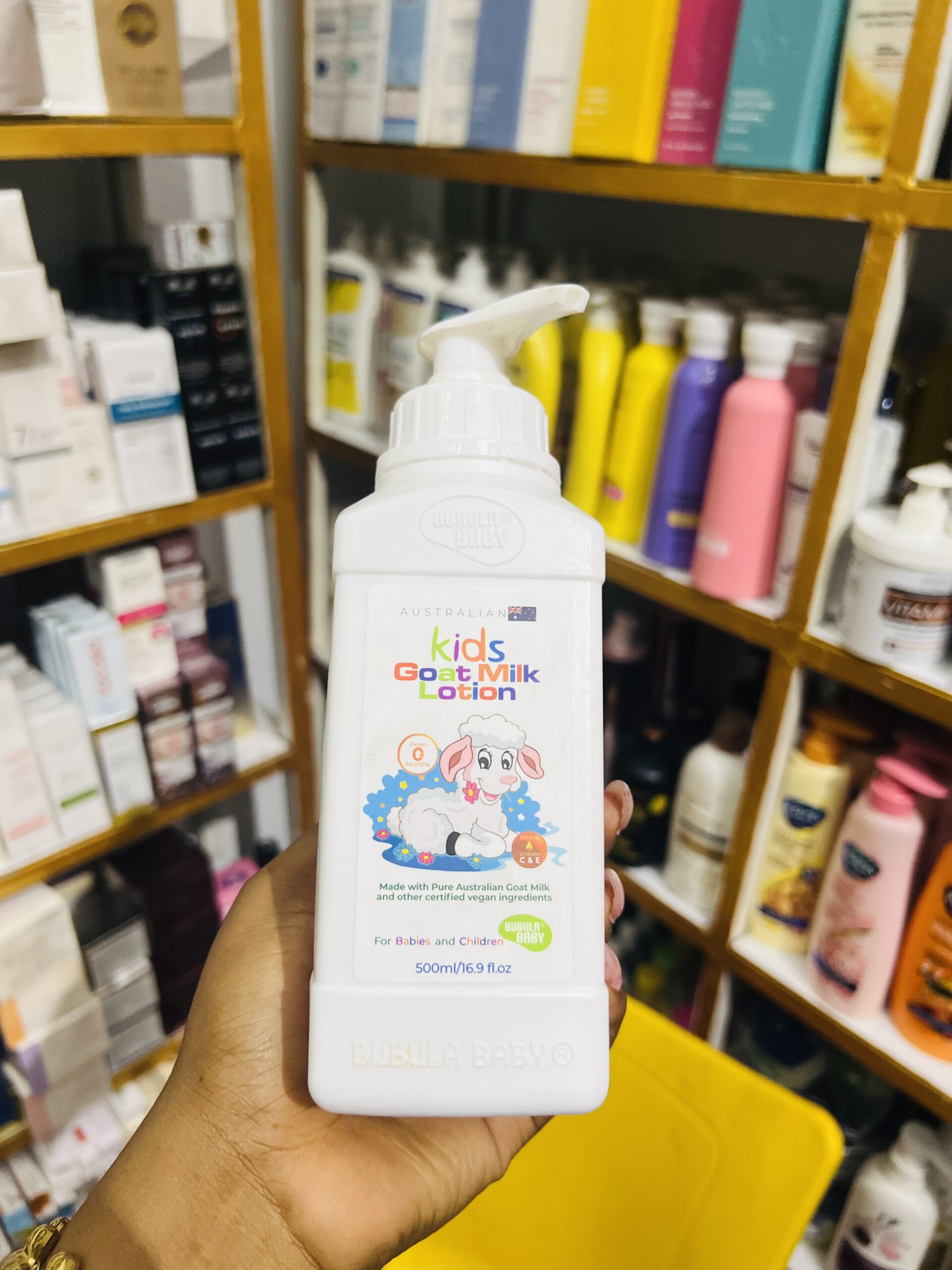 Australian kids goat milk lotion