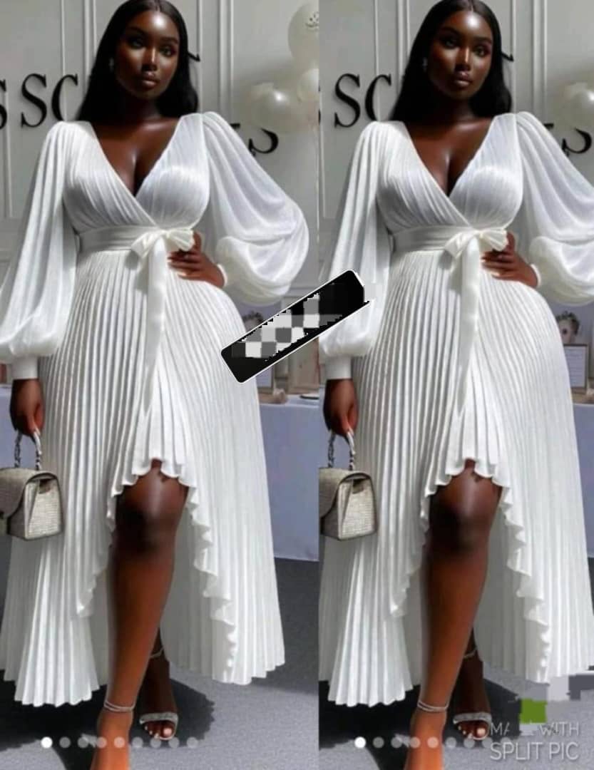 Front short back long dress