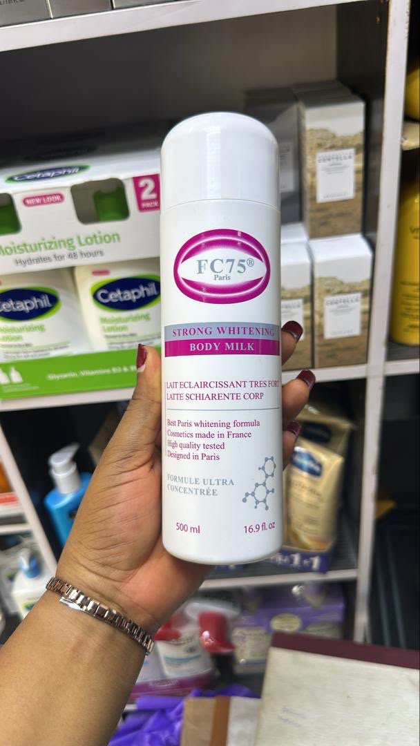 FC 75 paris Strong whitening body milk